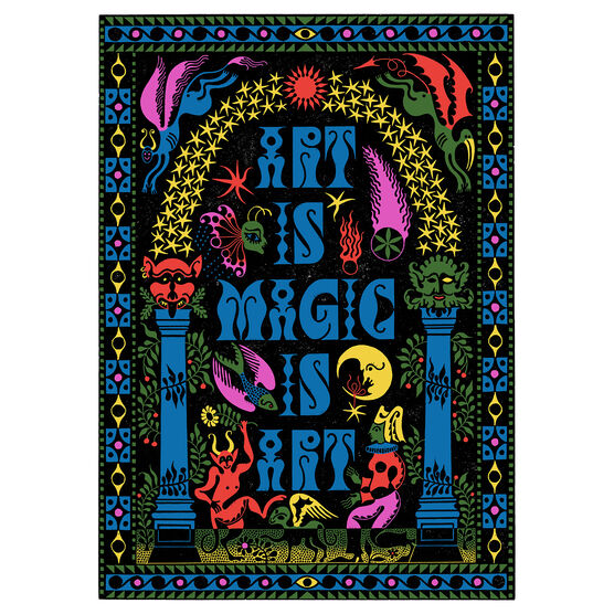 Sophy Hollington Art is Magic poster
